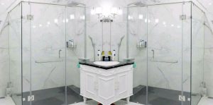 shower box kaca