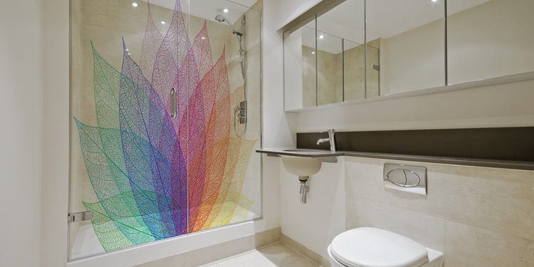 Frosted Glass shower box frosted glass