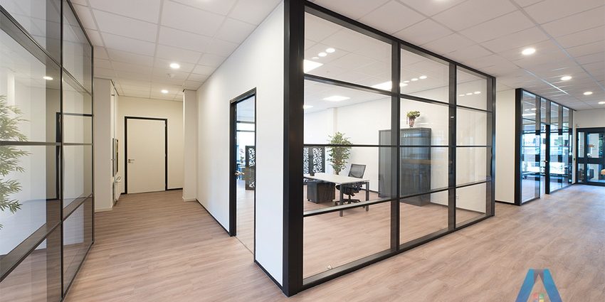 Kusen Jendela-Pintu Aluminium Perkantoran desain kantor modren