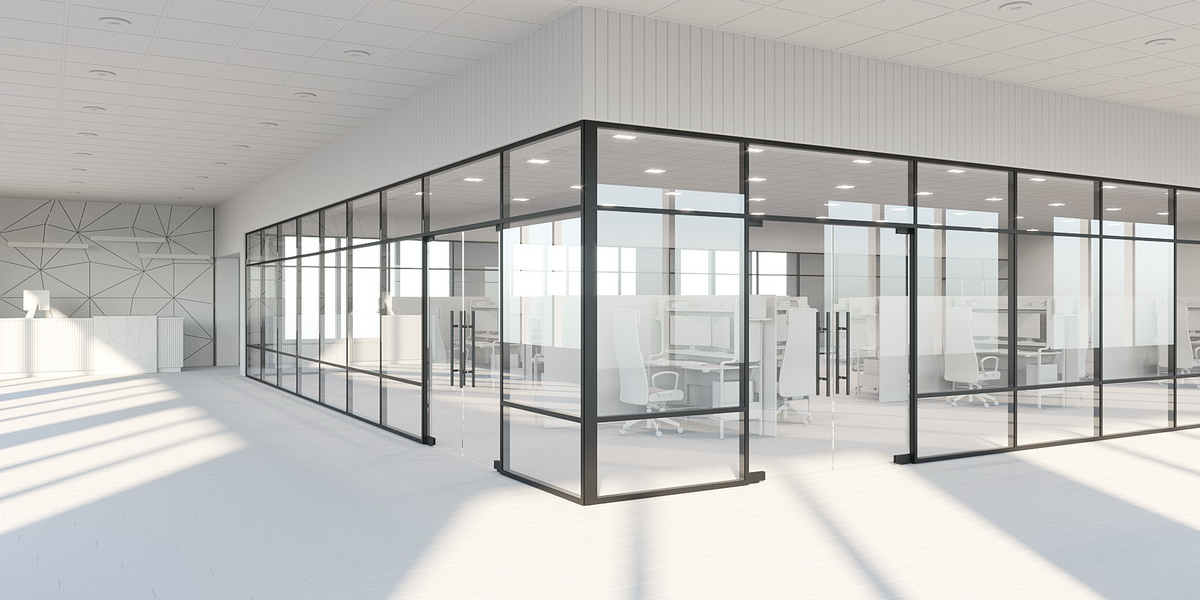 partisi kaca aluminium