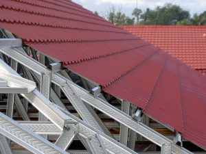 rangka atap baja ringan | Mitrakreasiutama.com : Mitra Kreasi Utama ~ ACP Kusen Aluminium kaca Teralis Pagar Gypsum tangga Murah Pekanbaru AtapBajaRingan