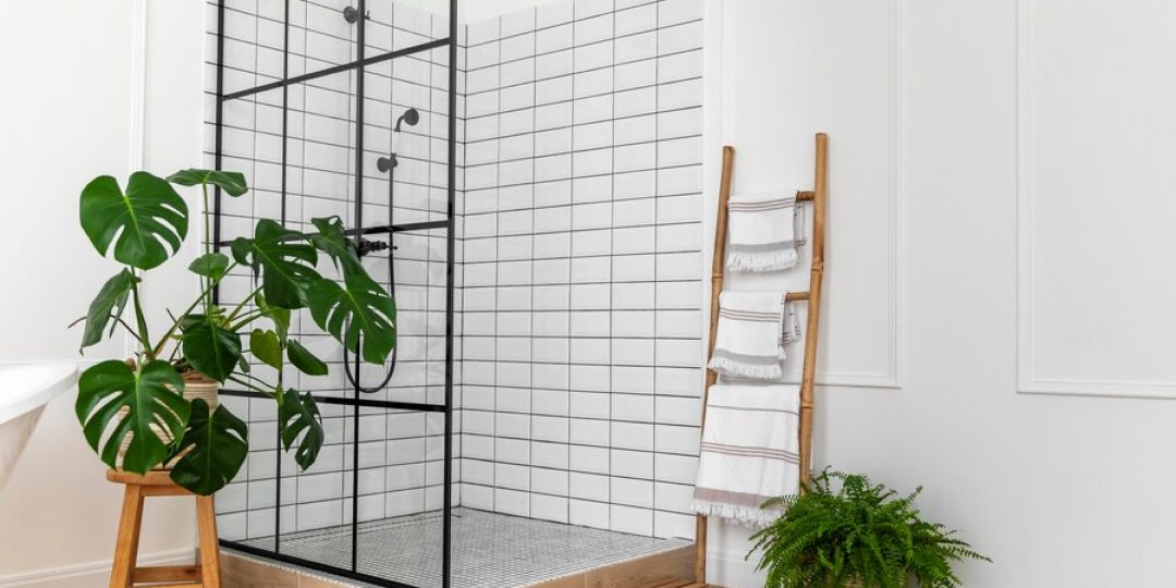 shower box kaca minimalis