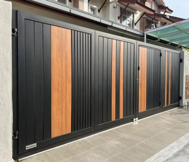 Pagar gerbang aluminium